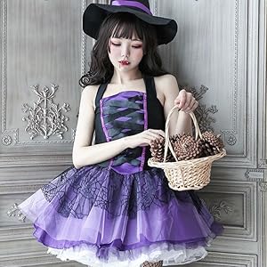 魔女 ハロウィン かかし コスプレ 大人 ワンピース