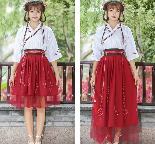 度付き イベント学園祭 演出服 ダンス衣装 ステージ衣装 普段着 写真撮影 刺繍 舞台演出衣装 可愛い コスプレ衣装 中華風 レディース 唐装漢服 超特価 レディースファッション コスチューム E Journal Uniflor Ac Id