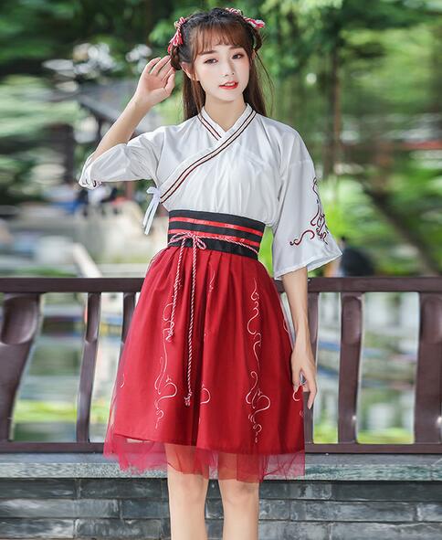 度付き イベント学園祭 演出服 ダンス衣装 ステージ衣装 普段着 写真撮影 刺繍 舞台演出衣装 可愛い コスプレ衣装 中華風 レディース 唐装漢服 超特価 レディースファッション コスチューム E Journal Uniflor Ac Id