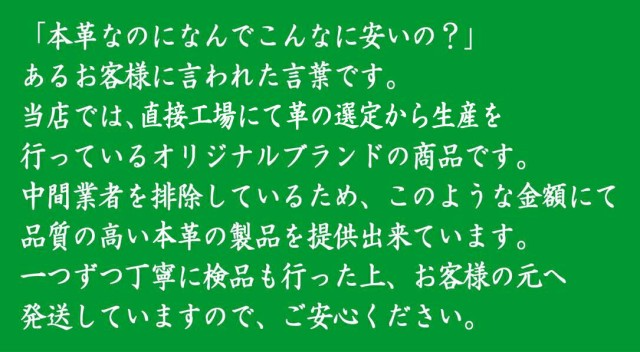 本革の説明