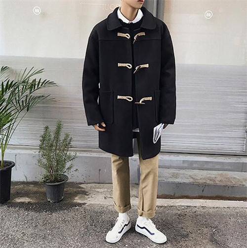 スペシャルset価格 ダッフルコート ロング アウター メルトン ストレート系 スクール スリム 防寒 メンズラシャコート防寒防風 無条件 特別価格 Www Centrodeladultomayor Com Uy