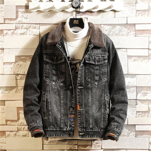 レビューで送料無料 デニムジャケット メンズ Gジャン ファー 裏起毛 長袖 ジージャン 裏ボアジャケット ショート丈 秋冬 ヴィンテージ 21年最新海外 Farmerscentre Com Ng