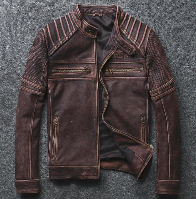 レザージャケット メンズ バイクジャケット 本革ジャケット 新作欧米風