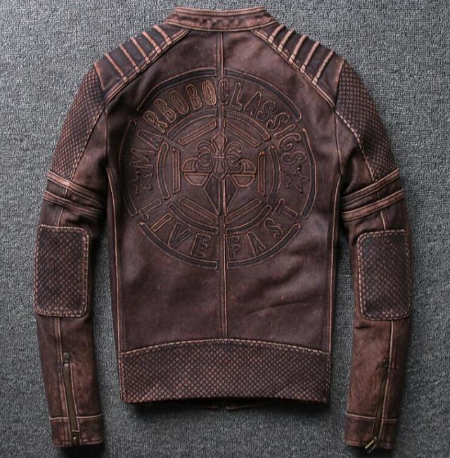 レザージャケット メンズ バイクジャケット 本革ジャケット 新作欧米風