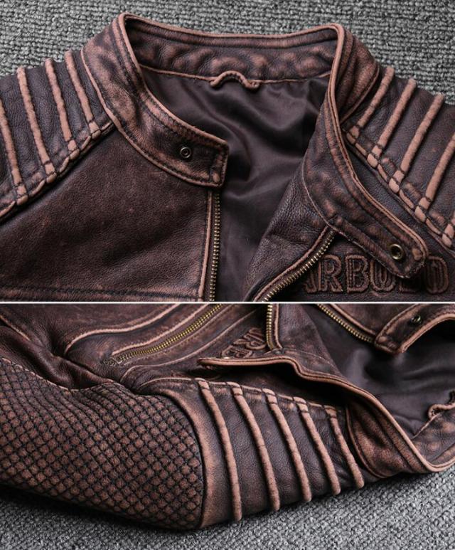 レザージャケット メンズ バイクジャケット 本革ジャケット 新作欧米風