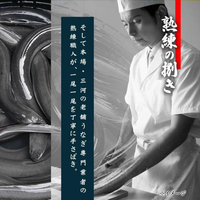 本場三河の名店・一愼、監修　国産鰻 満腹セット