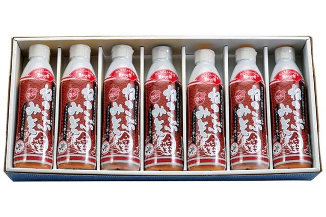 ねこぶみそ合わせみそ　化粧箱７本セット