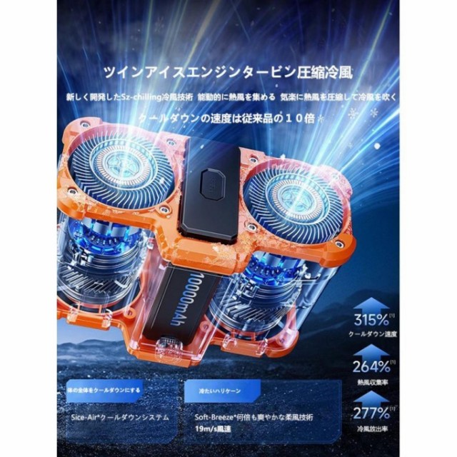腰掛け扇風機 10000mAh 150段階風量 最大18時間航続 ベルトファン 腰掛け扇風機 10000mAh 150段階風量 最大18時間航続 ベルト