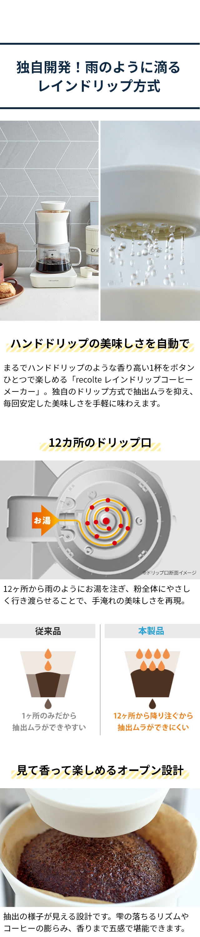 recolte（レコルト） レインドリップコーヒーメーカー RDC-1