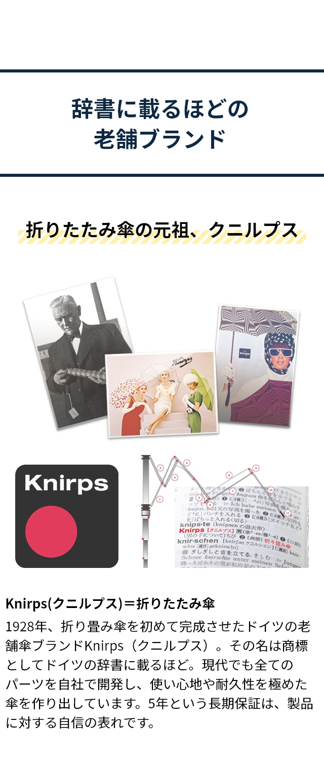 クニルプス（Knirps） Ultra Light Slim Manual US.050