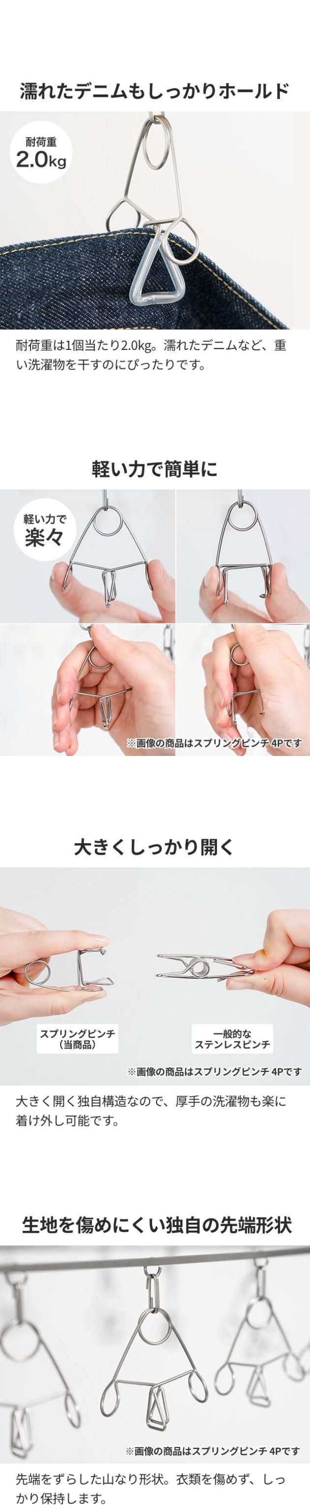 FREDDY LECK (フレディ レック) ランドリーピンチ デニム 4P
