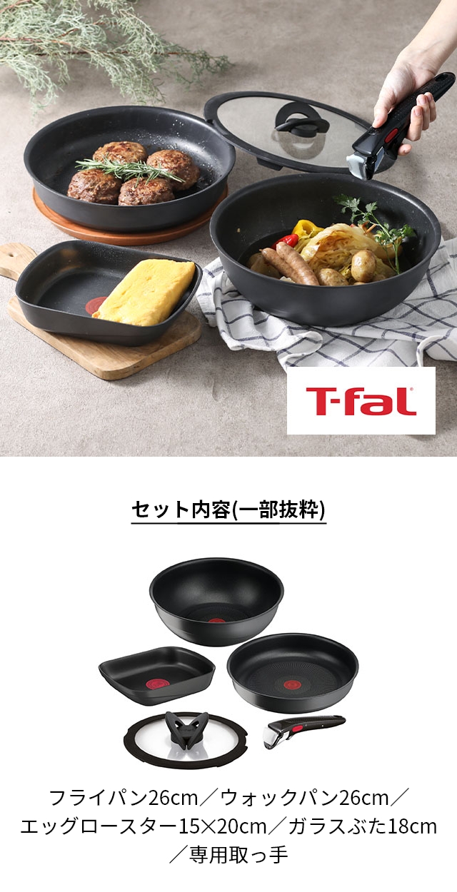 T-FAL (ティファール) キャストライン アロマプロ セット5 L866S5