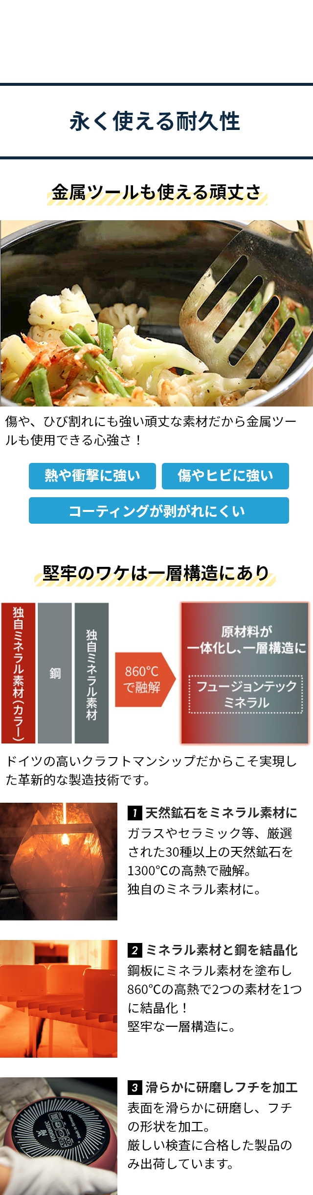 WMF (ヴェーエムエフ) フュージョンテック ミネラル ライスポット (Fusion Tech Mineral Rice Pot) 20cm