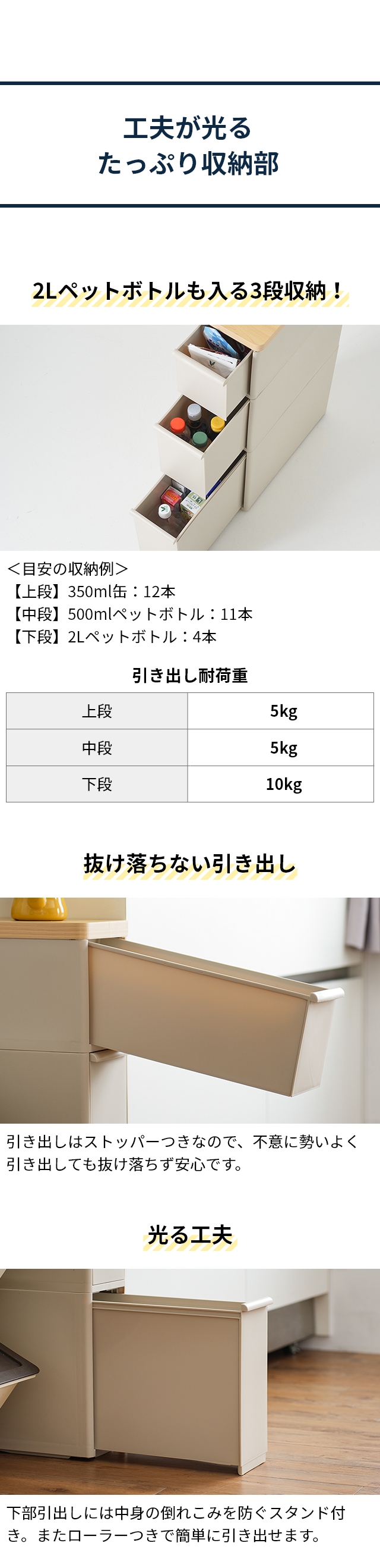 like-it（ライクイット） 耐熱木天板ストッカー スリム TS-111LWT