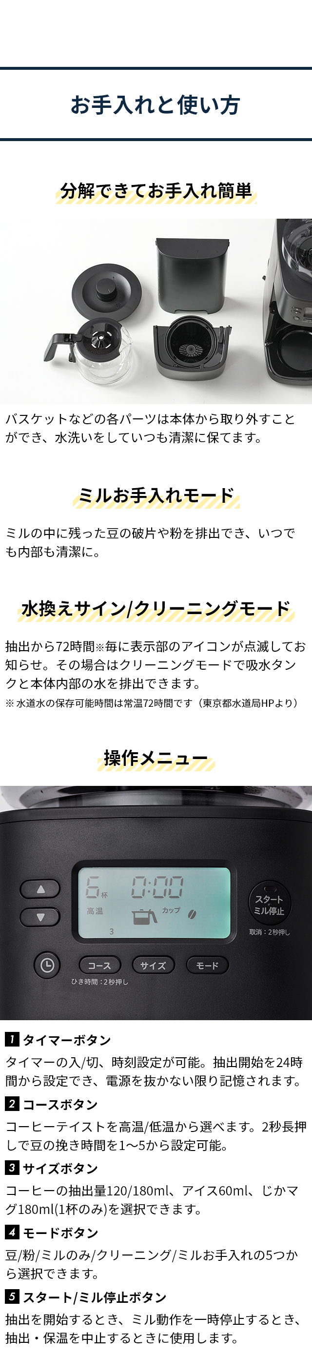 siroca(シロカ) コーン式全自動コーヒーメーカー カフェばこPRO CM-6C271