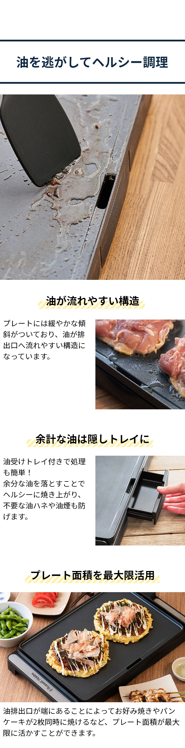 Russell Hobbs (ラッセルホブス) ベーシックホットプレート 3100JP