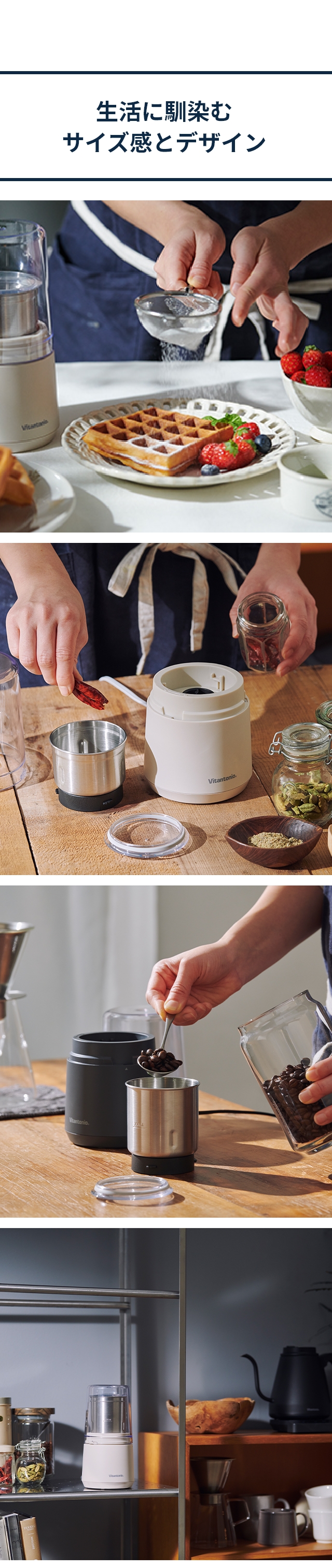 Vitantonio (ビタントニオ) ドライフードミル VML-10