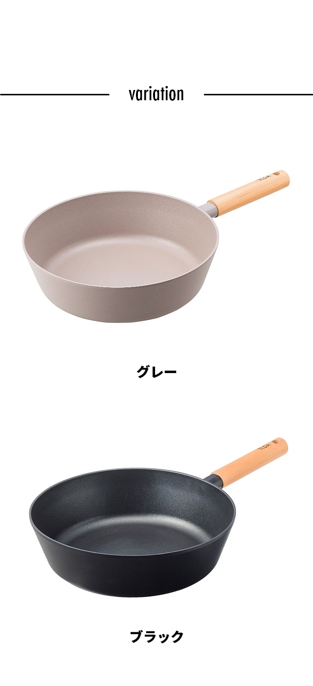 TIDA (ティーダ) チタン＆ダイヤモンドWコーティング マルチパン28cm