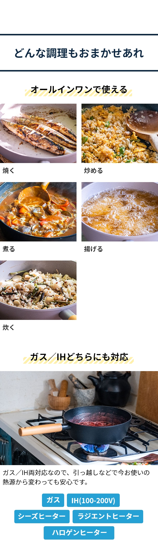 TIDA (ティーダ) チタン＆ダイヤモンドWコーティング マルチパン28cm