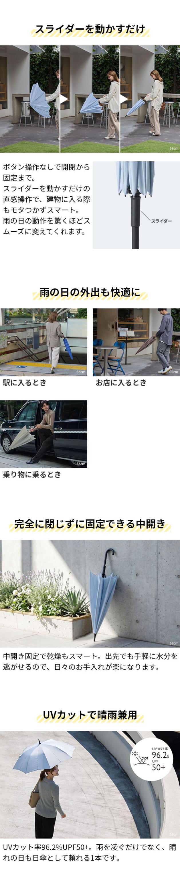 marna（マーナ） Shupatto(シュパット) アンブレラ 58cm