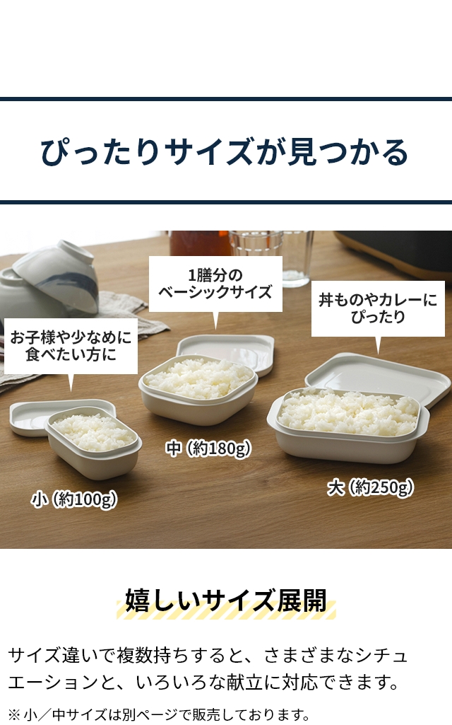 marna (マーナ) 極 冷凍ごはん容器 大 6個セット