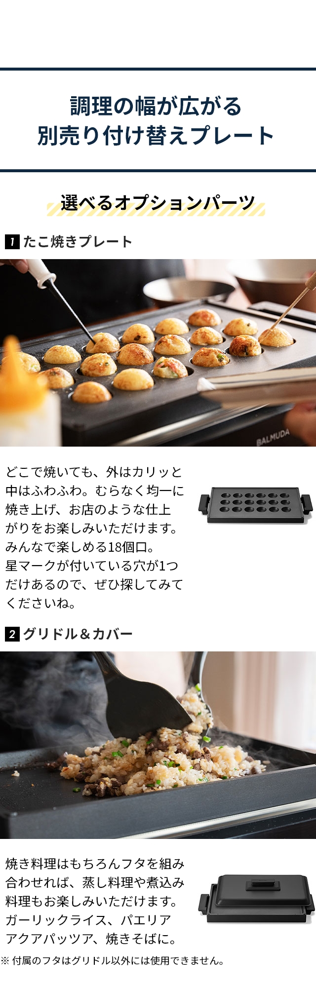 BALMUDA (バルミューダ) The Plate Pro (ザ プレート プロ) 単品 K10A-BK