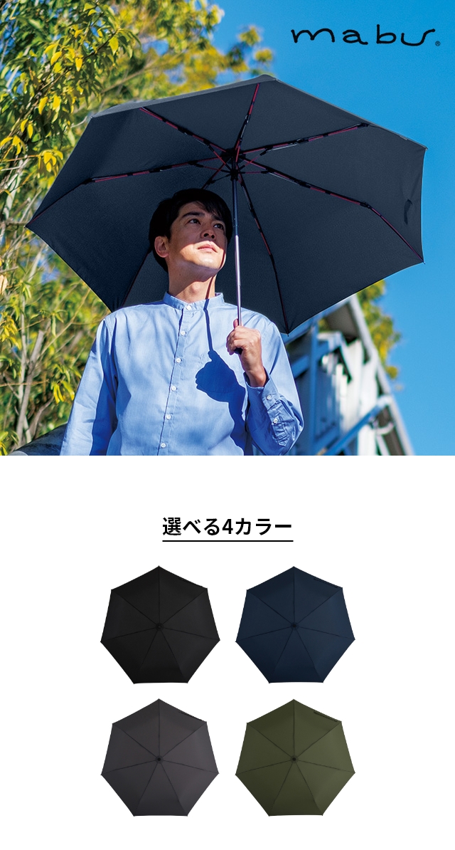 mabu（マブ）高強度折りたたみ傘 ストレングスミニR SMV-4179