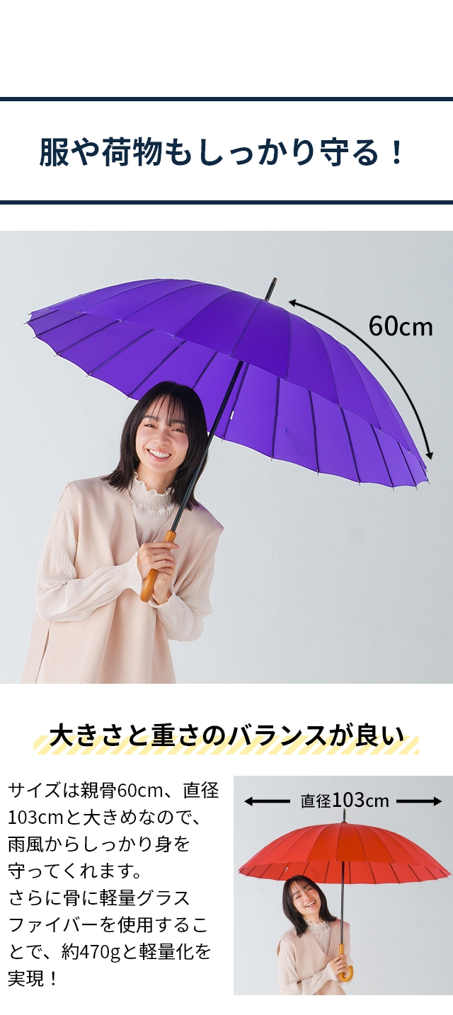 mabu(マブ) 超軽量24本骨傘江戸