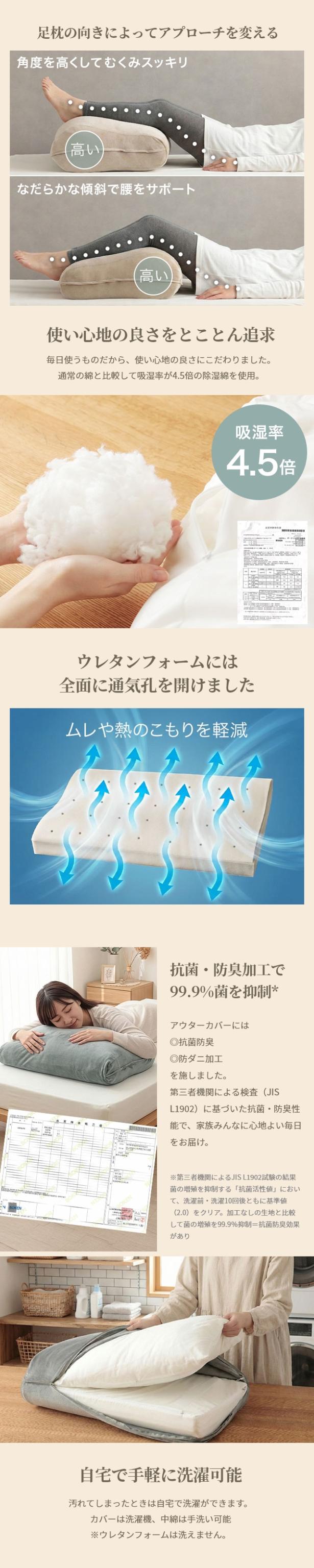 mofua （モフア） 選べるフィット感　じぶん寄り添い足枕