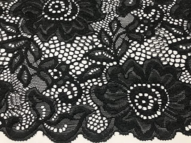 レース ラッセルレース ストレッチレース 刺繍レース ３ｍ リボン