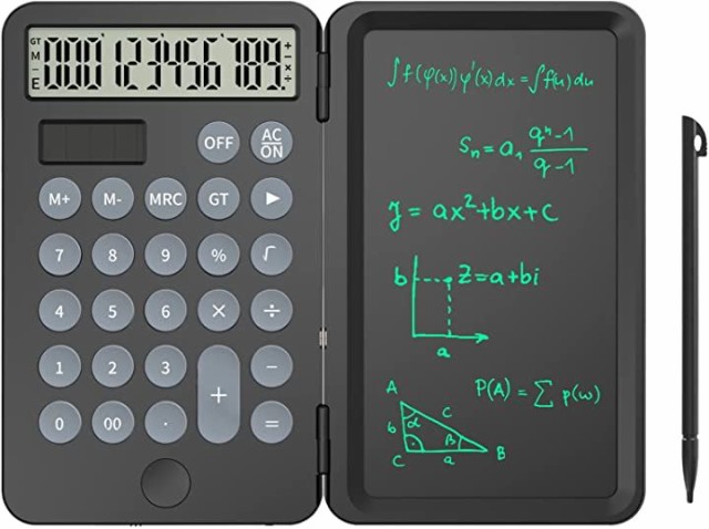 電卓付き 電子メモパッド 12桁 手帳型 計算機 多機能 コンパクト タッチペン付き MDMの通販はau PAY マーケット - スピード発送  リアプリ(REAPRI)