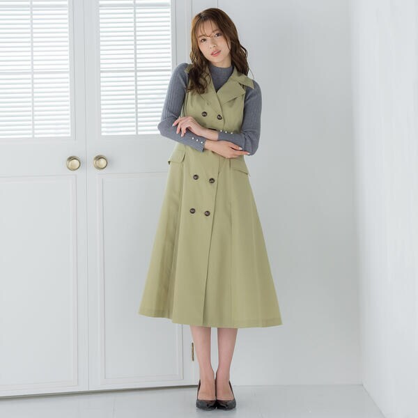 期間限定 30 Off クイーンズコート ２ｗａｙベルト付きジレワンピース 洗濯機で洗える 在庫一掃 Www Iacymperu Org