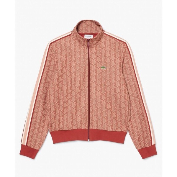 ラコステモノグラムトラックジャケット ラコステ LACOSTE モノグラムジャカードトラックジャケット