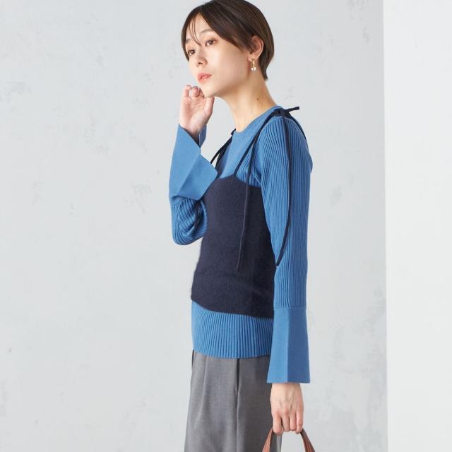 SHIPS for women / シップスウィメン 〈手洗い可能〉ヘアリー キャミソール セール】 〈手洗い可能〉ヘアリー キャミソール （ニット