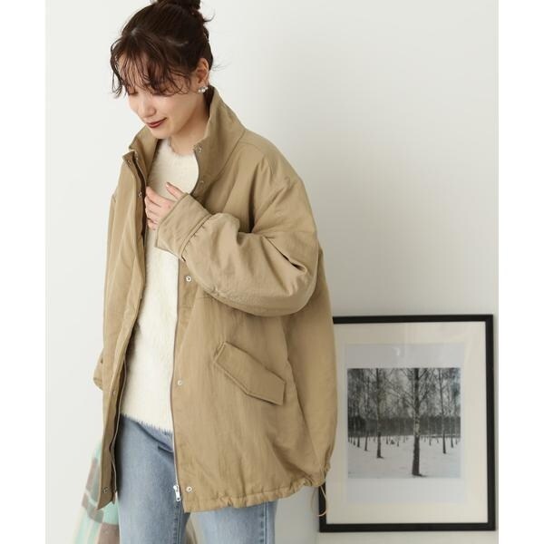 N. Natural Beauty Basic* ◆スタンドネック中綿ブルゾン エヌ ナチュラルビューティーベーシック N. Natural Beauty