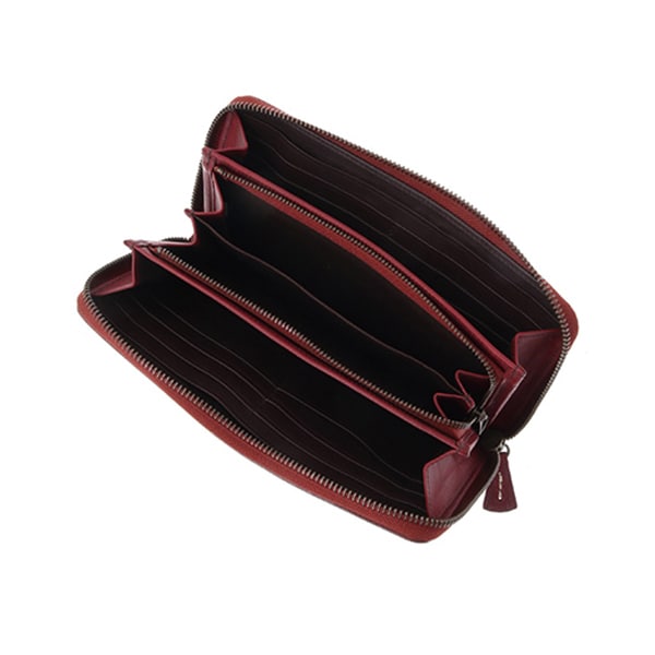 ゲンテン（genten）/カットワーク ラウンド長財布の通販はau PAY