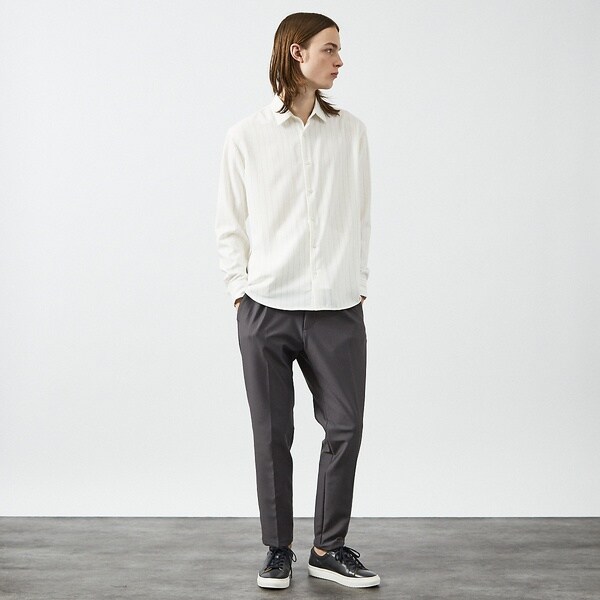 アバハウス（ABAHOUSE）/【360°HYPER−STRETCH】1プリーツ テーパード