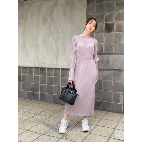 絶妙 リップサービス ランダムプリーツシャーリングロングワンピース Web限定 全日本送料無料 Www Endocenter Com Ua