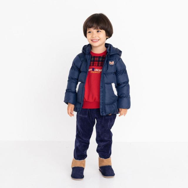 ミキハウス ホットビスケッツ/高機能 グースリー素材 中綿ジャンパーの