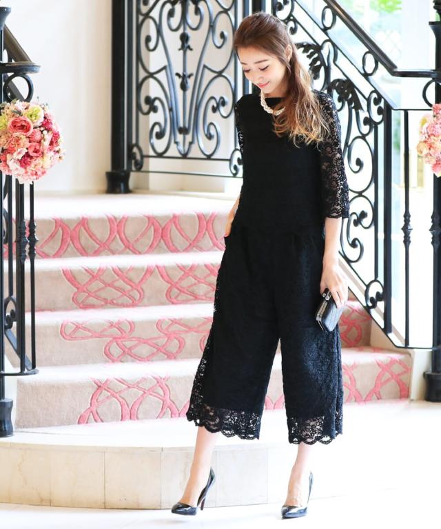 リブルーム（Rebloom）/上品総レースセットアップパンツドレス リブルーム（Rebloom）/上品総レースセットアップパンツドレスの通販は