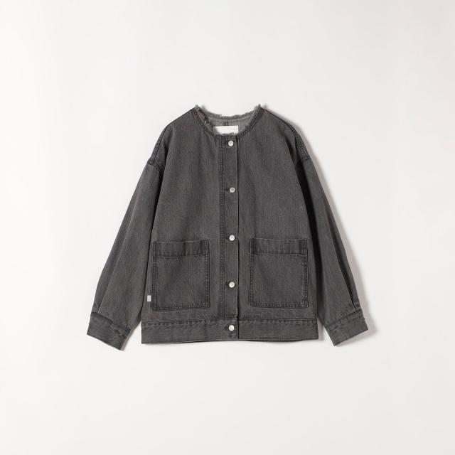 シップス エニィ（SHIPS any）/SHIPS any: ノーカラー デニム ブルゾン