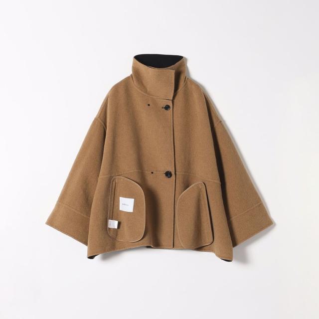 Traditional Weatherwear パイピングポンチョショートコート Traditional Weatherwear パイピングポンチョショートコート
