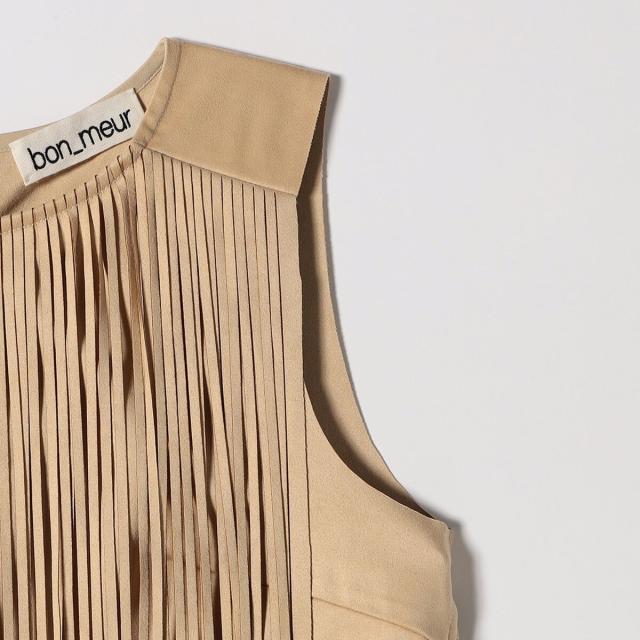 シップス エニィ（SHIPS any）/bon_meur:〈手洗い可能〉フリンジ