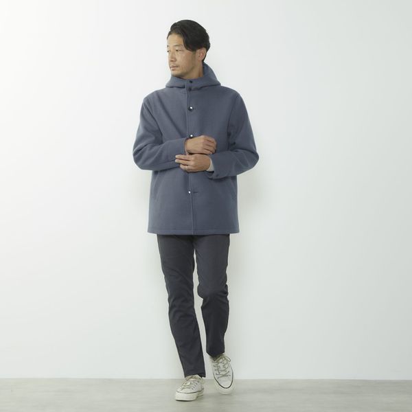 メンズメルローズ（MEN'S MELROSE）/ジャージーメルトンフーデッド