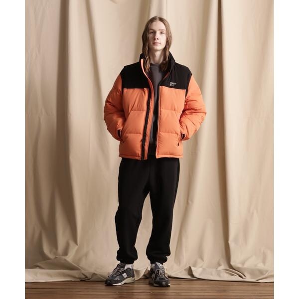 ショット（Schott）/2WAY 2TONE DOWN JACKET／2ウェイ 2トーン ダウン 