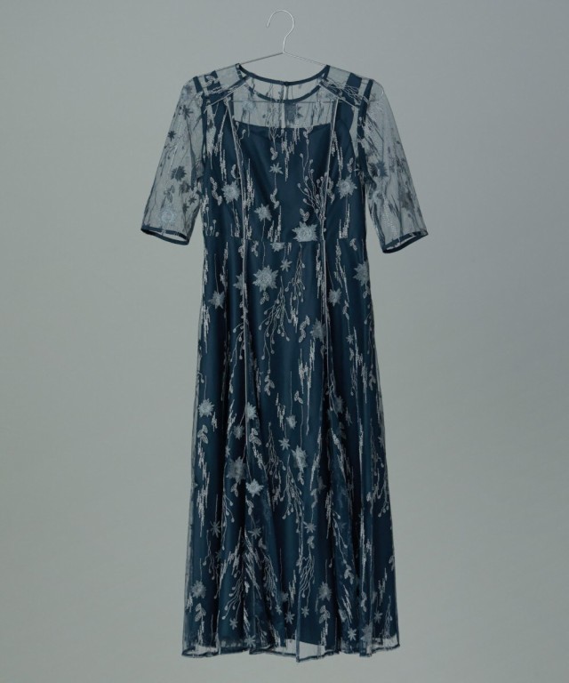 ドレスアン(Dress Ann)/フラワー刺繍チュールドレス結婚式 ドレスアン(Dress Ann)/フラワー刺繍チュールドレス結婚式