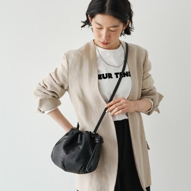 ラシット（russet）/レザー巾着4WAYショルダーバッグ(CE−1454)の通販