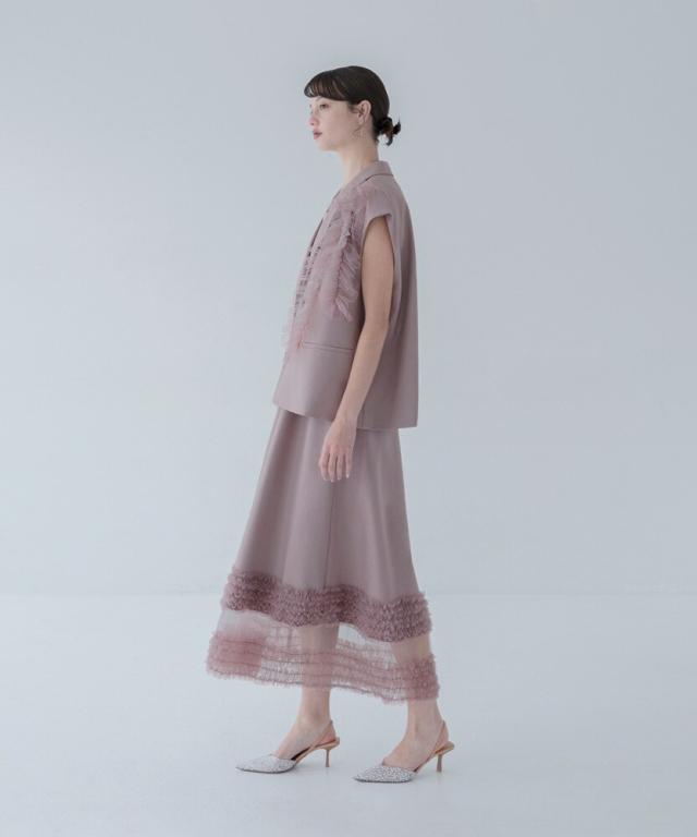 【Leja】セットアップドレス レジャ（Leja）/チュールフリルセットアップドレスの通販はau PAY