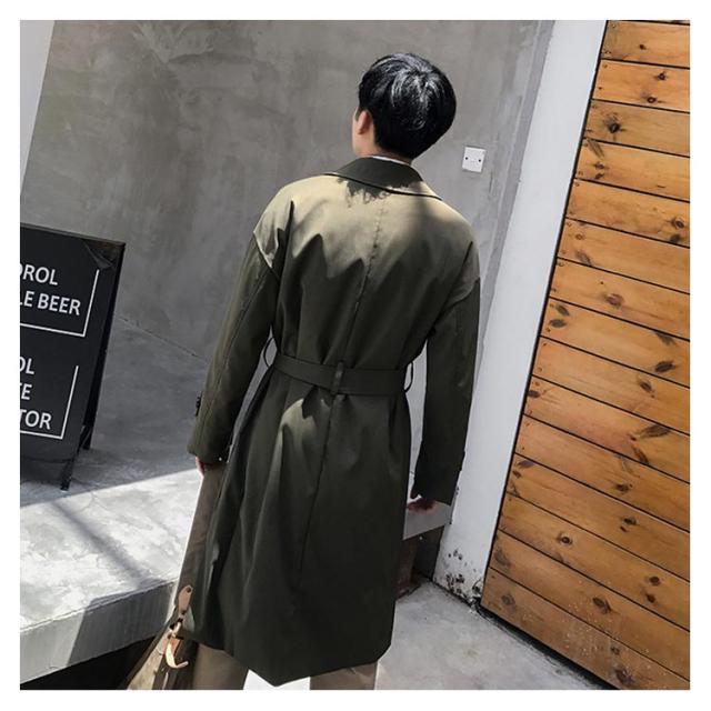 ロングトレンチコート スプリングコート ロングコート アウター
