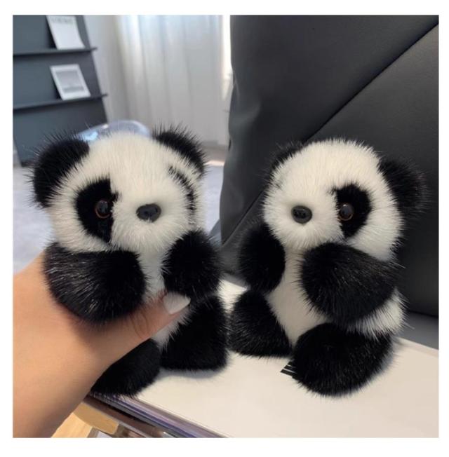 ファーチャーム ぬいぐるみ 小物 15cm 萌え ミンクファー ファー